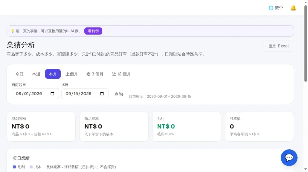 InfoBox 後台 shop_analytics