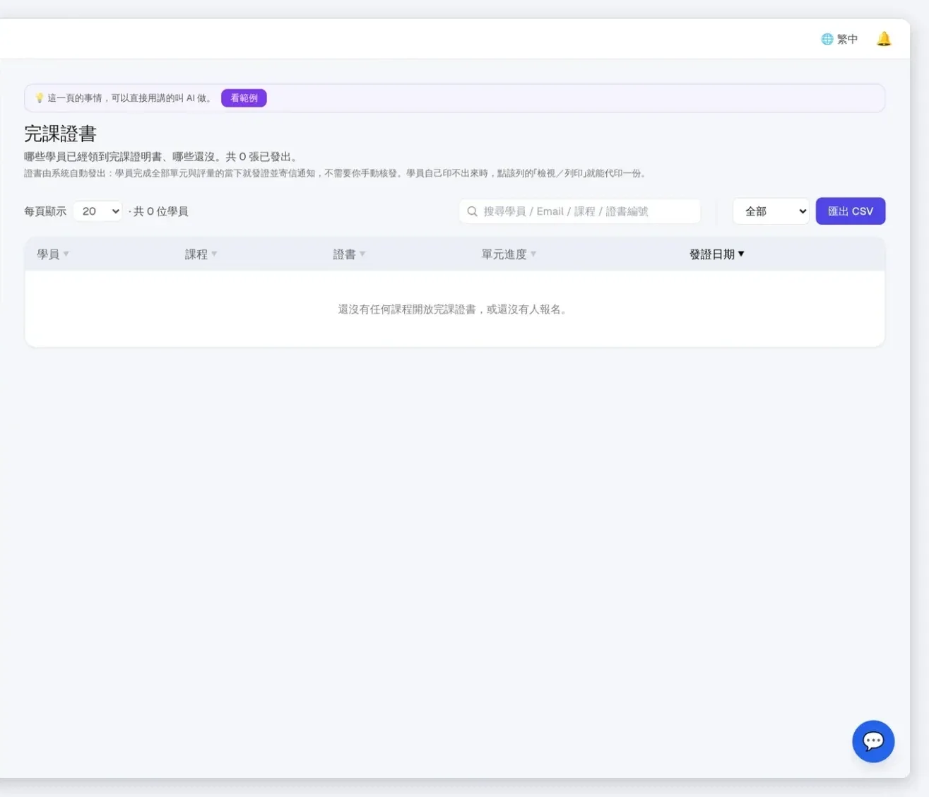 InfoBox 後台 certificates