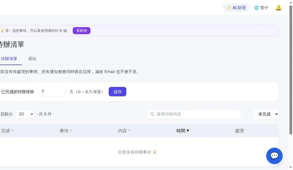 InfoBox 後台 todos
